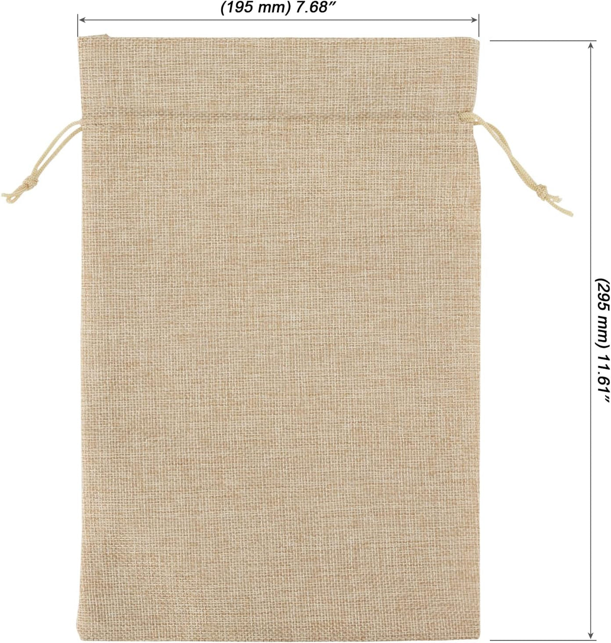 MOUYAT 30 PCS 8 x 12 Inch Burlap Bags with Drawstring, Reusable Burlap Drawstring Gift Bags, Party