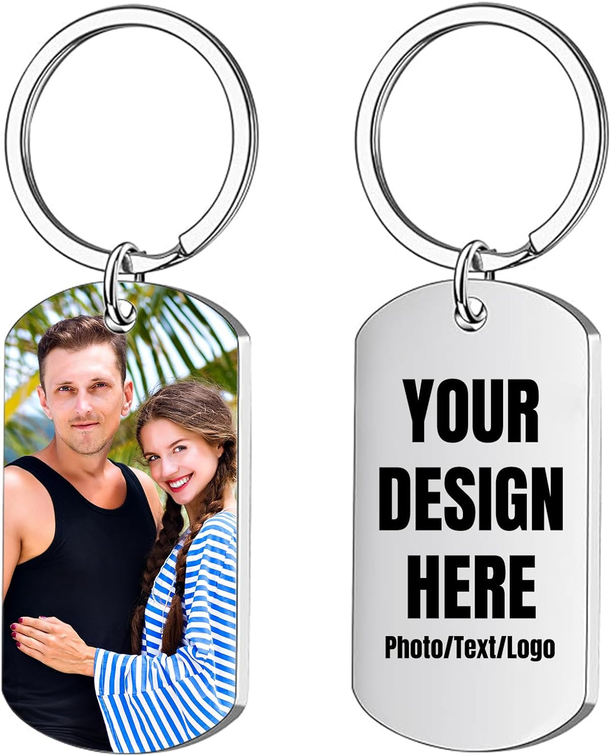 Custom Keychain, Personalized Keychain with Photo, Perfect Creative Gifts Suitable for Friend and
