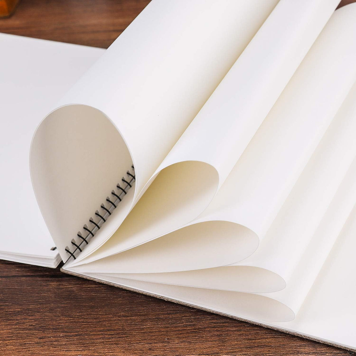 Sketch Book, 100 Pages (50 Sheets), Spiral Bound Artist Sketch Pad, Acid Free Drawing Paper for