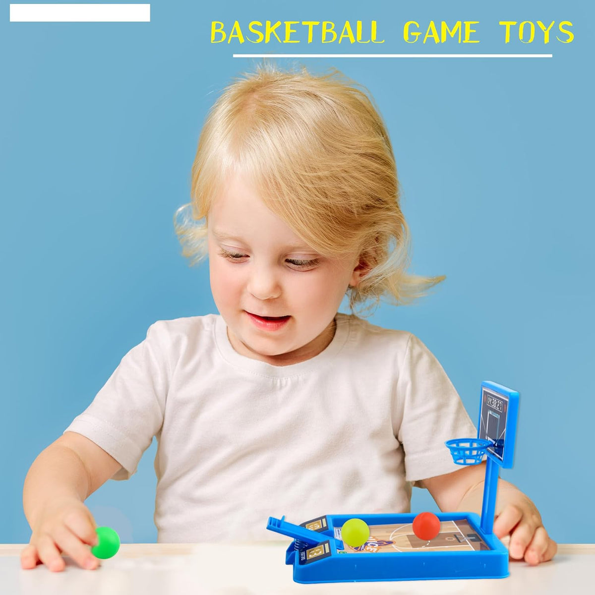12 Pack Mini Basketball Game Toys Tabletop Basketball Game Desktop Basketball Shooting Game for