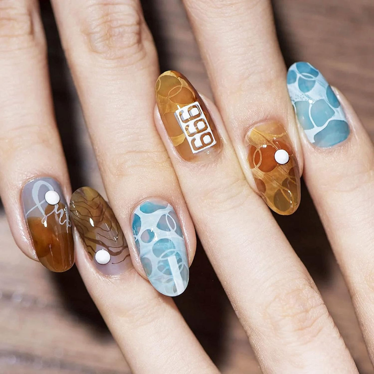 Nail Art Stamper - Clear Silicone Stamper with Scraper, Transparent Jelly for DIY Manicure & Nail