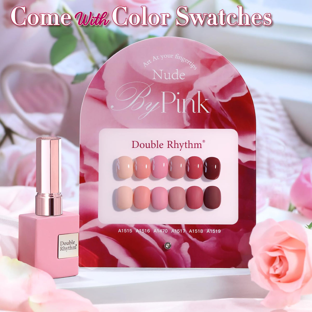 Double Rhythm 6 Pcs 15 ML Gel Polish Set Same Color Same Bottle Soak Off Gel Polish Kit Nail Art