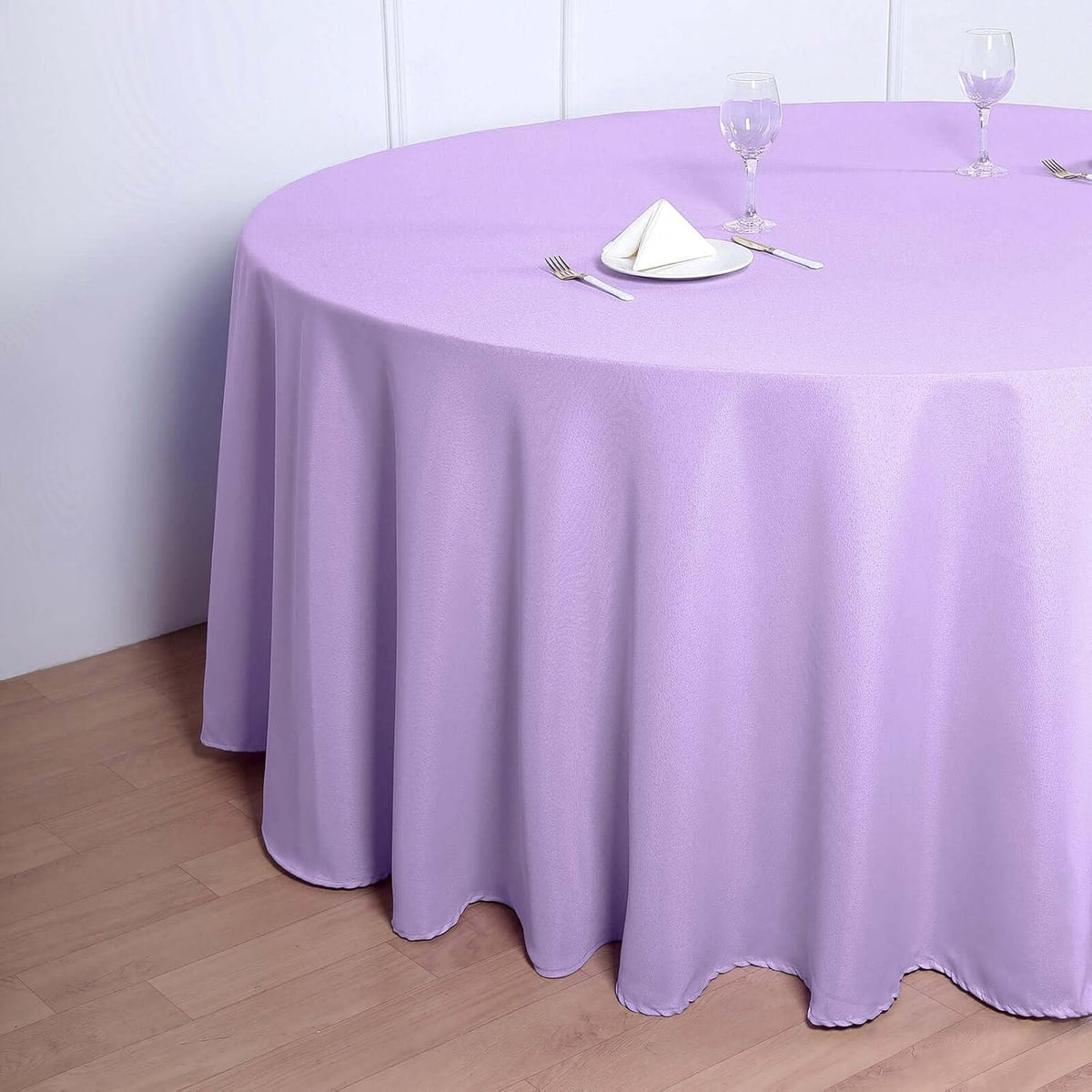 Efavormart Round Tablecloth, 120 Inch Stain & Wrinkle Resistant Washable Table Cloth, Decorative