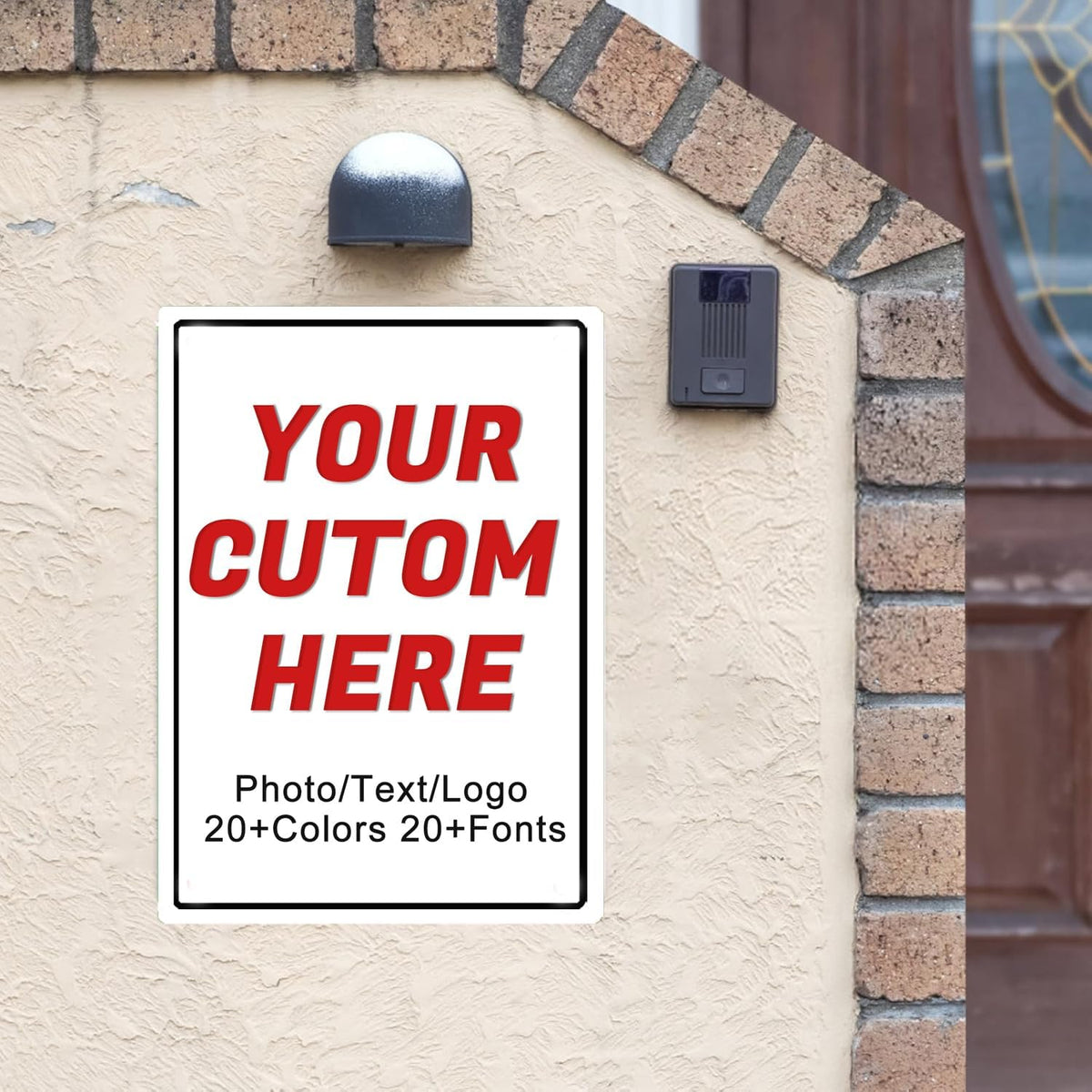 Custom Signs Outdoor Metal,Personalized Street Sign,Create Your Own