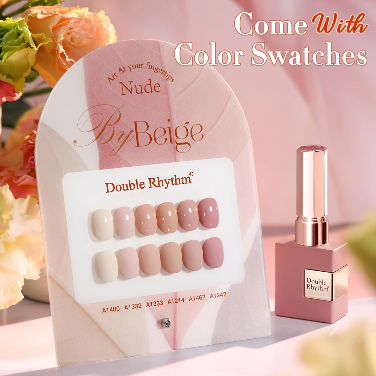 Double Rhythm 6 Pcs 15 ML Gel Polish Set Same Color Same Bottle Soak Off Gel Polish Kit Nail Art