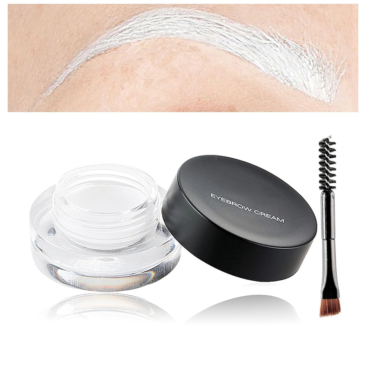 Eyebrow Pomade Cream,Brow Pomade Gel Naturally Long Lasting Waterproof,Delicate and Smooth Eye Brow