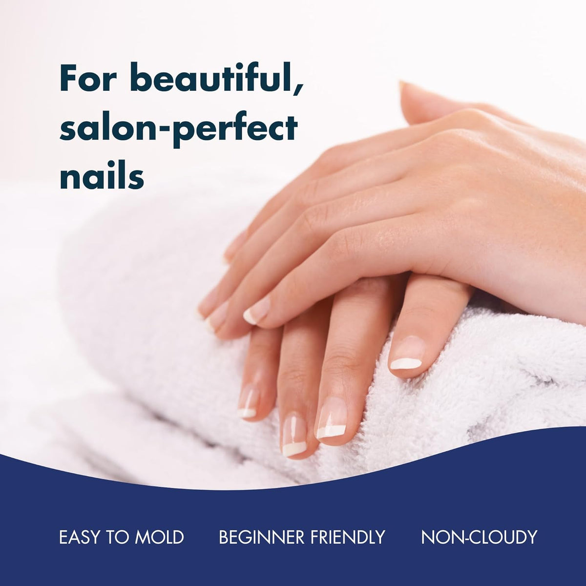 Acrylic Nail Powder, 4oz Crystal Clear Acrylic Powder Dip for Nails, Long Lasting Salon Quality