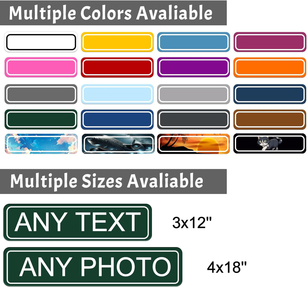 Custom Signs Outdoor Metal,Personalized Street Sign,Create Your Own
