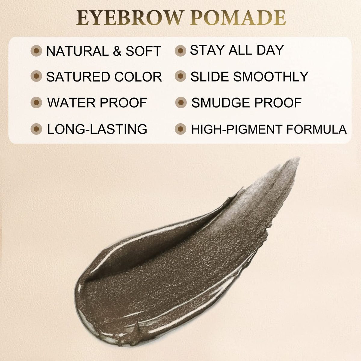 LAVONE Eyebrow Pencil Makeup Kit, with Waterproof 2-IN-1 Microblading Eyebrow Pen, Eyebrow Pomade
