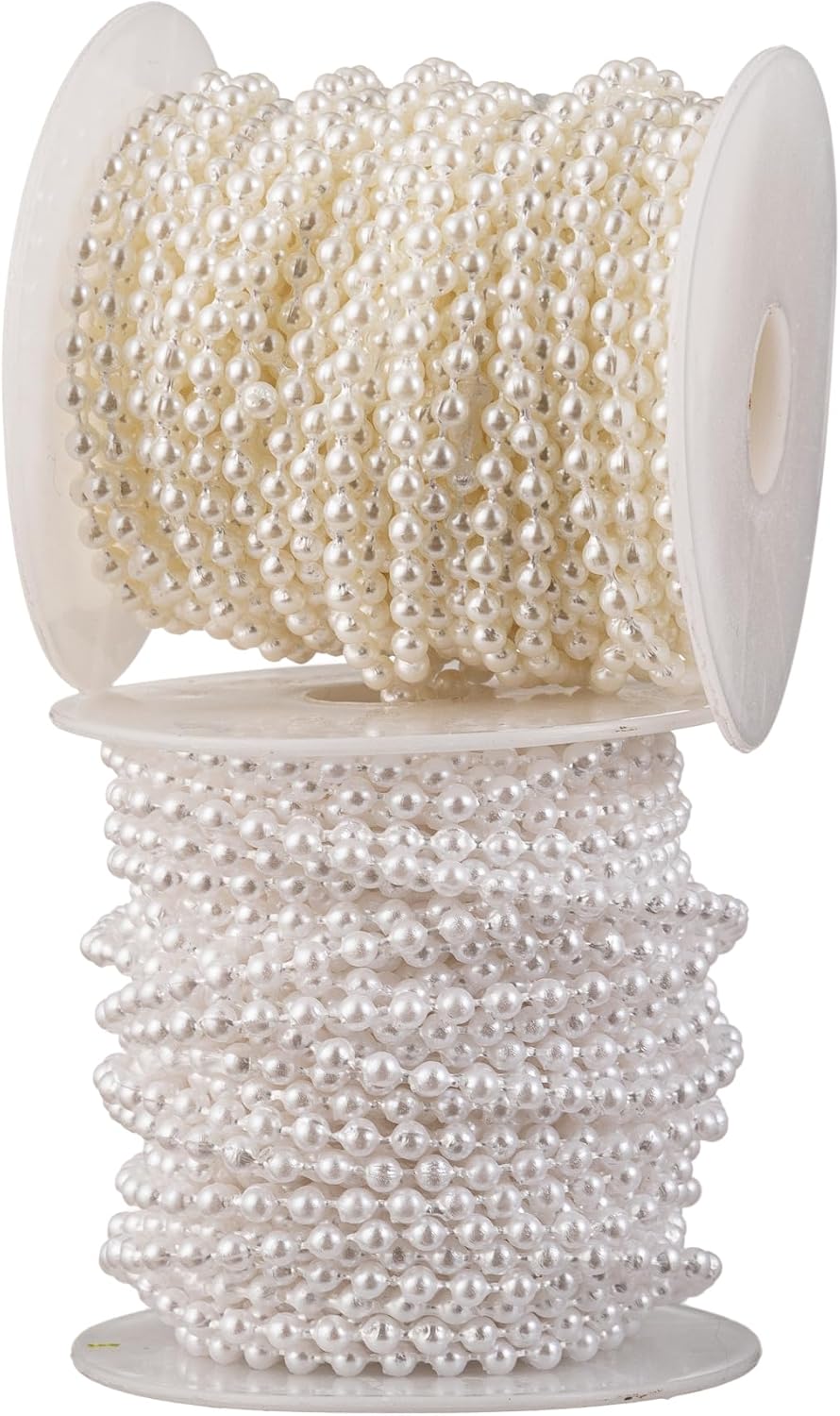 3mm Millet Beads Crafts Faux Pearl Beads Garland Pearl Bead Roll Strand of Pearls to Decorate
