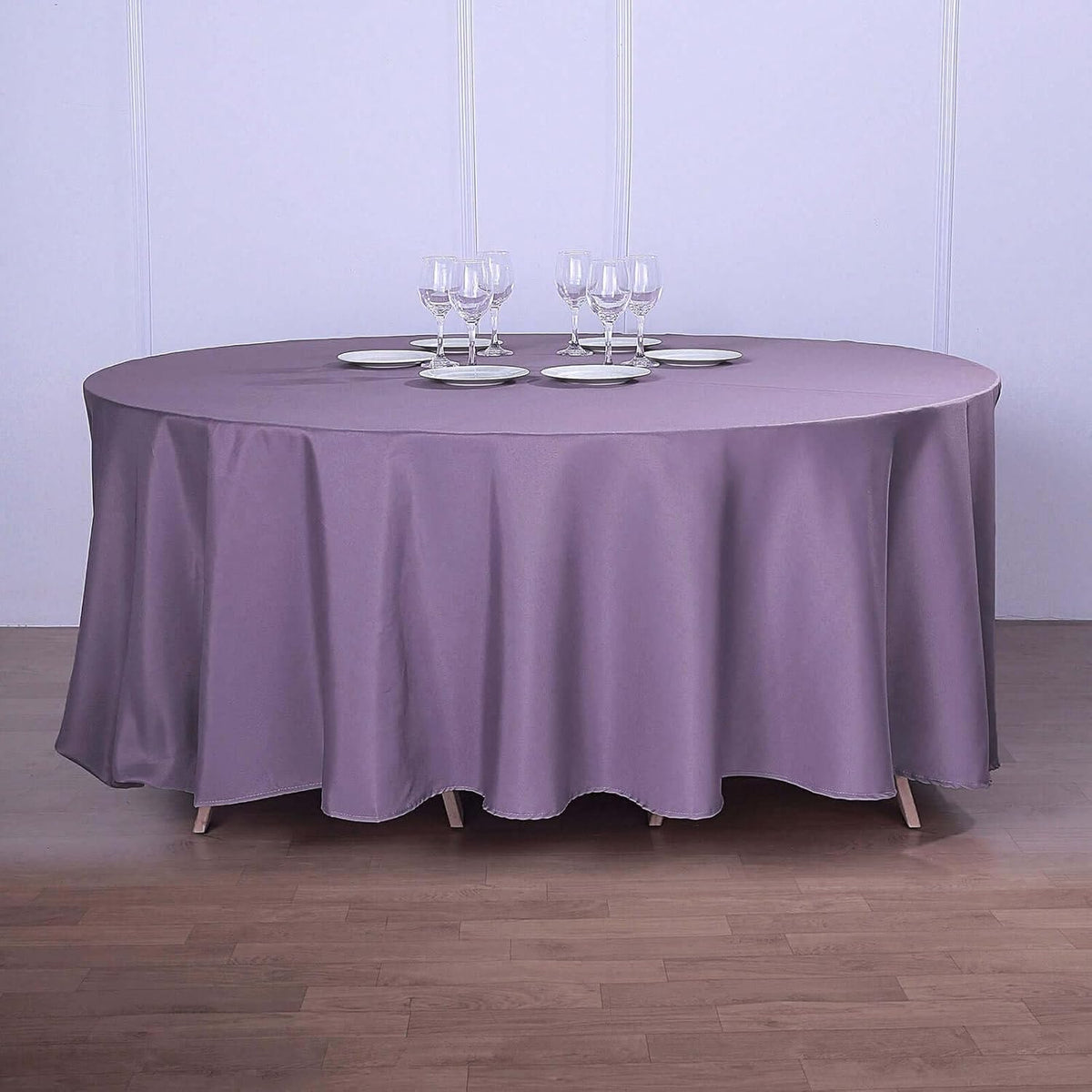 Efavormart Round Tablecloth, 120 Inch Stain & Wrinkle Resistant Washable Table Cloth, Decorative