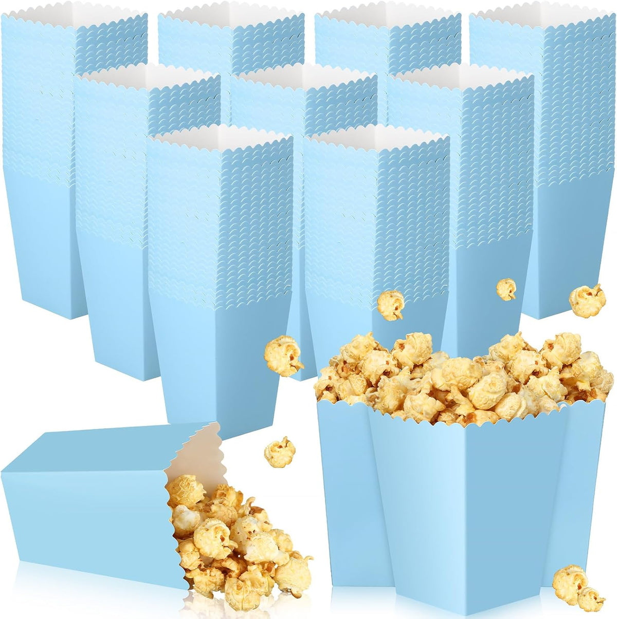 200 Pcs Popcorn Boxes Mini Paper Popcorn Box Cardboard Popcorn Container for Party Disposable Snack
