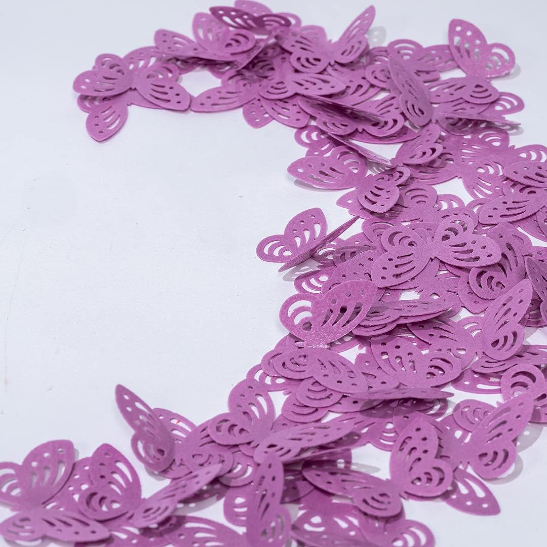 Purple Edible butterflies,Edible Flowers,Edible leaves, Wafer Paper Cake Cupcake Toppers for