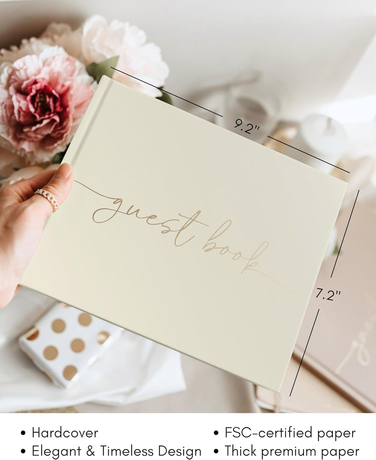 Lamare Wedding Guest Book – Polaroid Guest Book for Wedding Reception, Baby Shower, Birthday