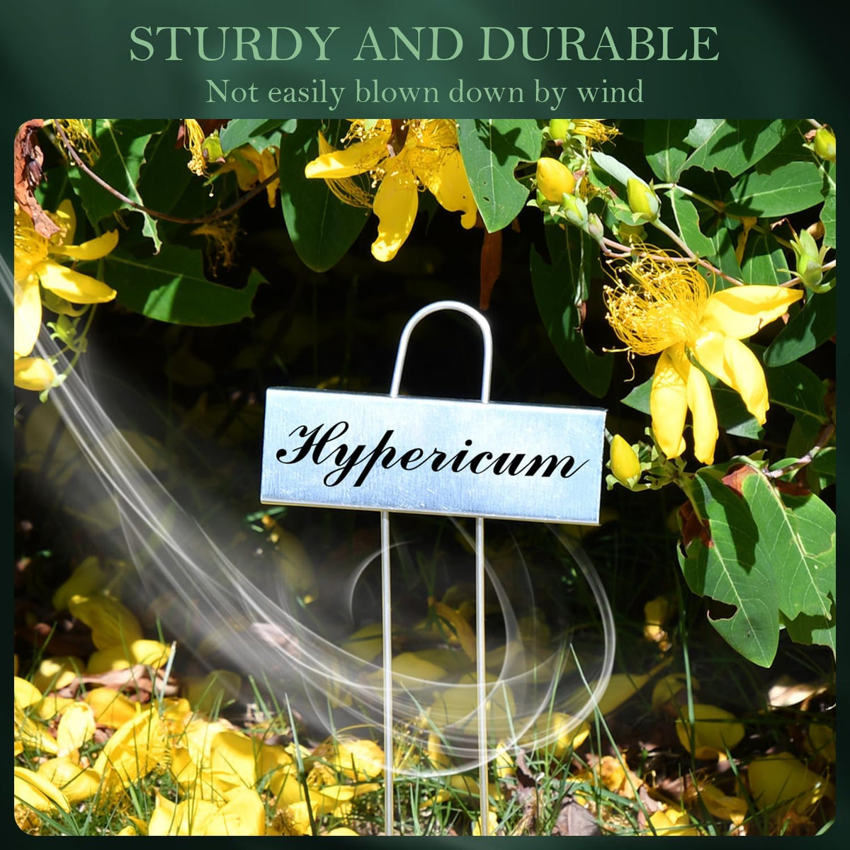 50 Pack Metal Plant Labels for Outdoor Garden Waterproof Plant Markers, Labels Garden Markers for