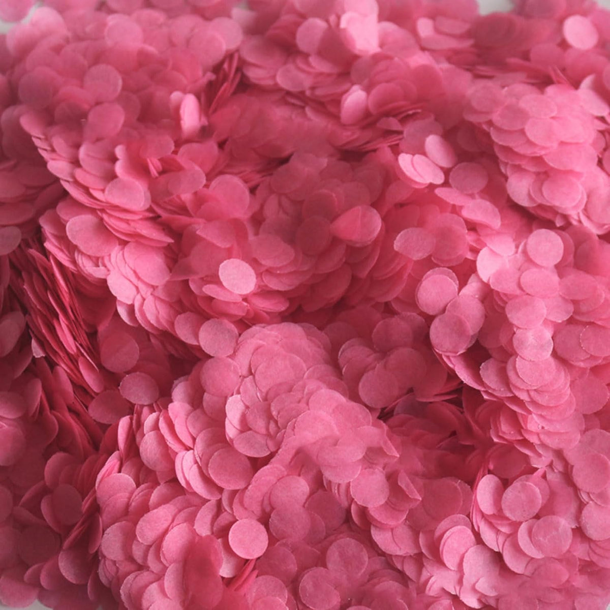 Pink Confetti Balloons, 25 Pcs Thickened 12 Inch Clear Latex Balloon with Confetti Inside for