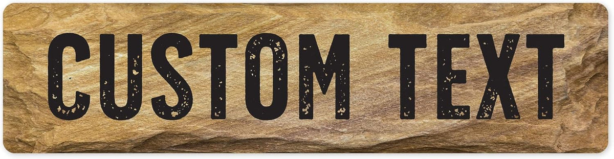 Custom Sign, Christmas Gift Custom Street Sign, 11 Font Colors, 13 Font Styles, 4 Hole Options, 22