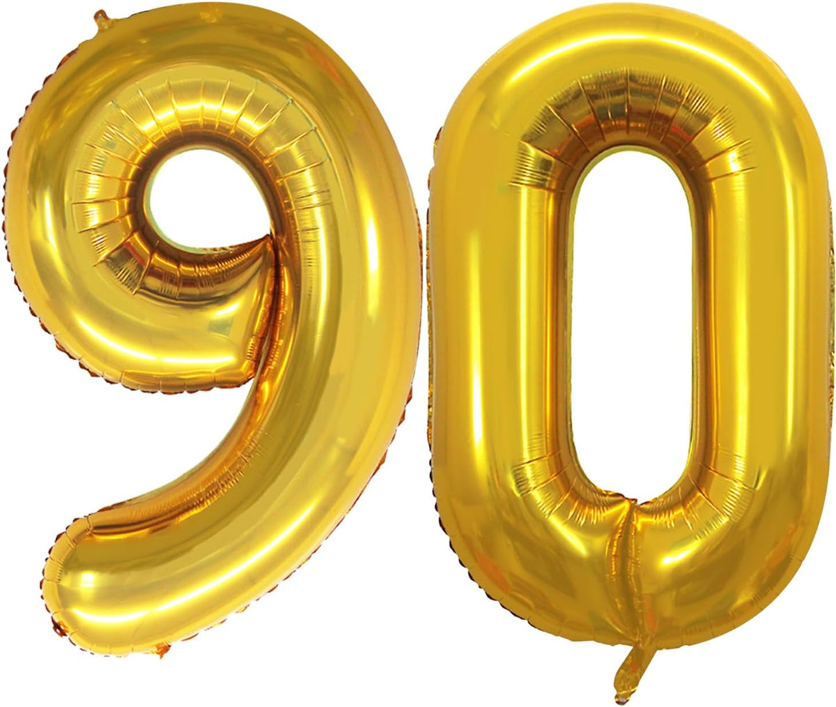 GOER Number 90 Balloons for 90th Birthday Party Decorations,42 Inch Jumbo Foil Helium Balloons for