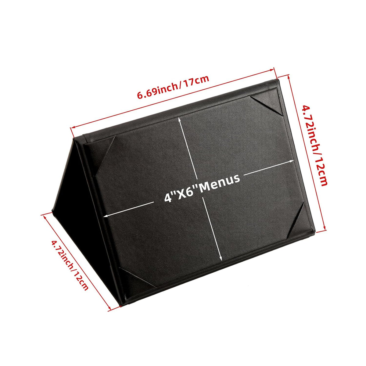 Menu Covers - Set of 10 Double-Sided Table Tent Cards for Restaurant, Dinner Party, and Bar Menus