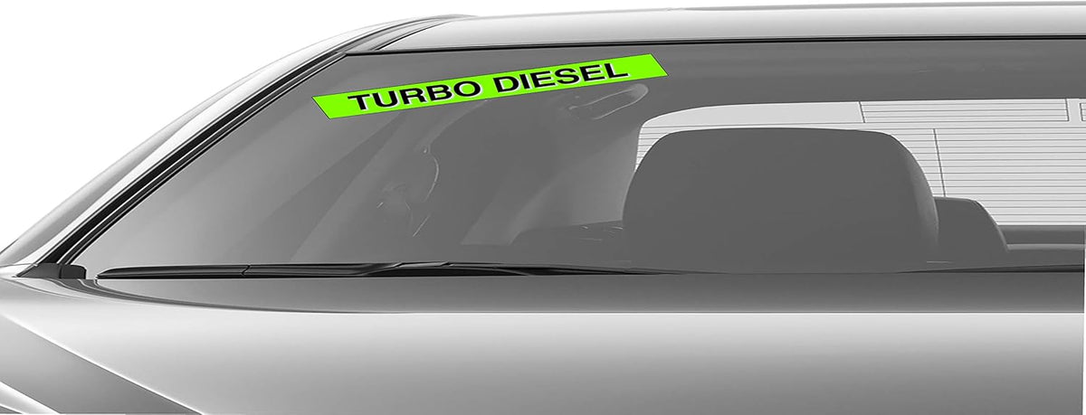 Ez-line Vinyl Windshield Stickers 3 Dozen 15 Inch Chartreuse Slogan Dealership Pro Pack for Car