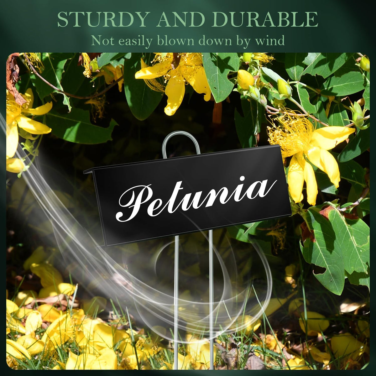30 Pack Metal Plant Labels for Outdoor Garden Waterproof Plant Markers, Labels Garden Markers for