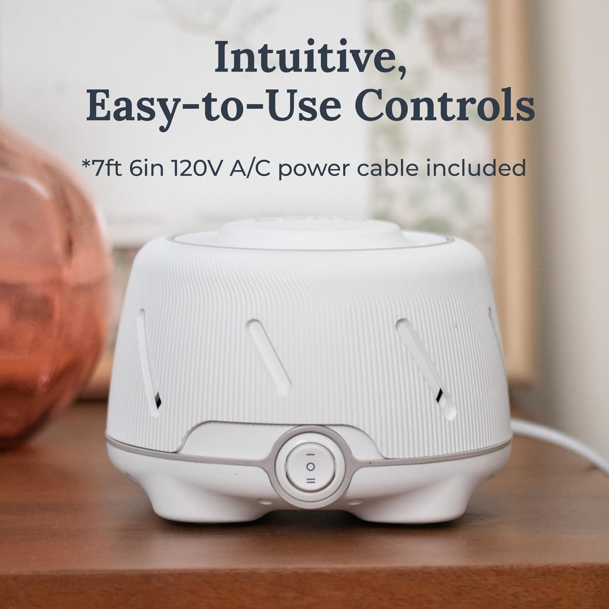 Yogasleep Dohm (White/Gray) The Original White Noise Machine, Relaxing Natural Sound from a Real