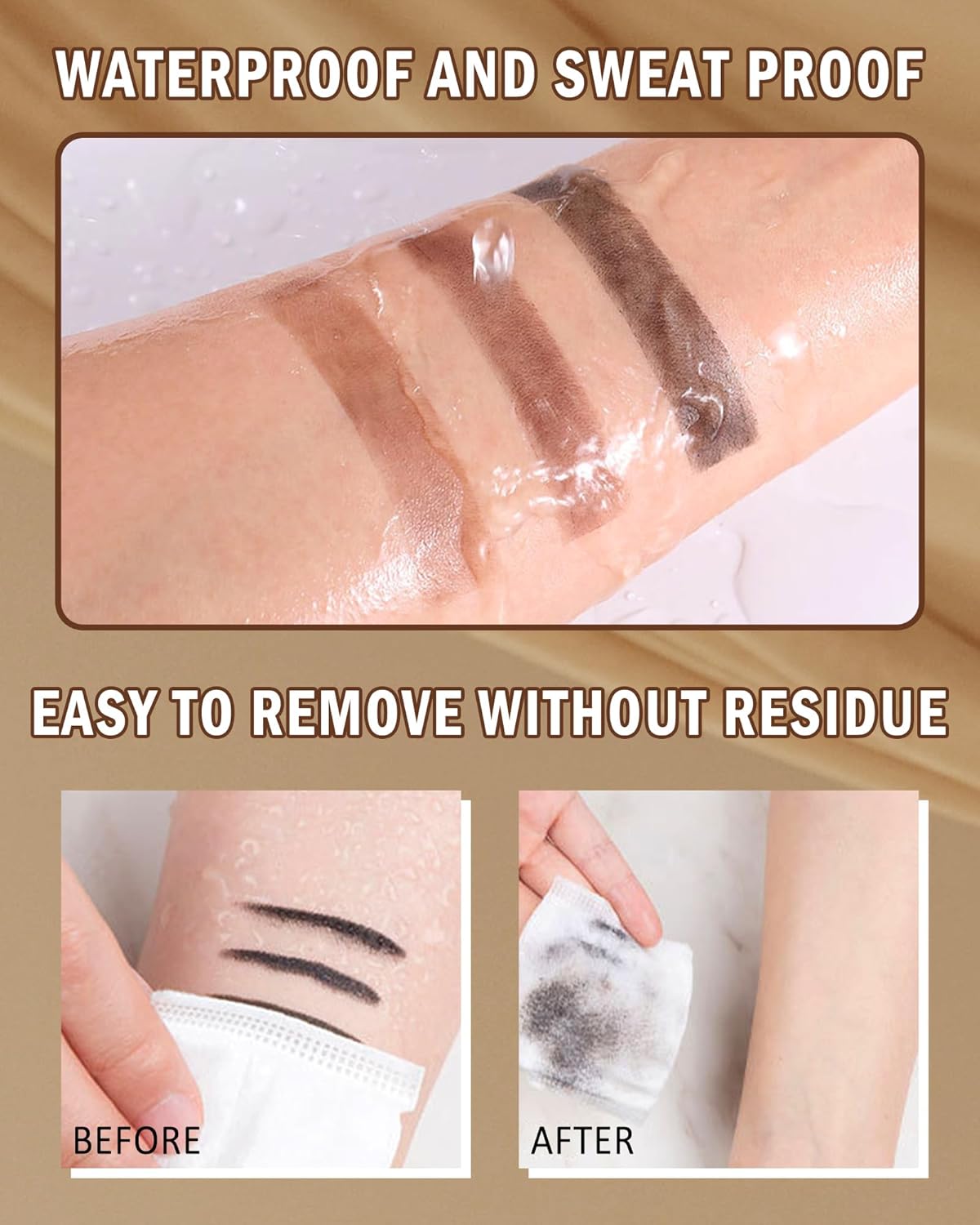 Eyebrow Powder Kit-3 Colors Eye Brow Tinting Powder Palette Long-Lasting Waterproof,Light Dark Grey
