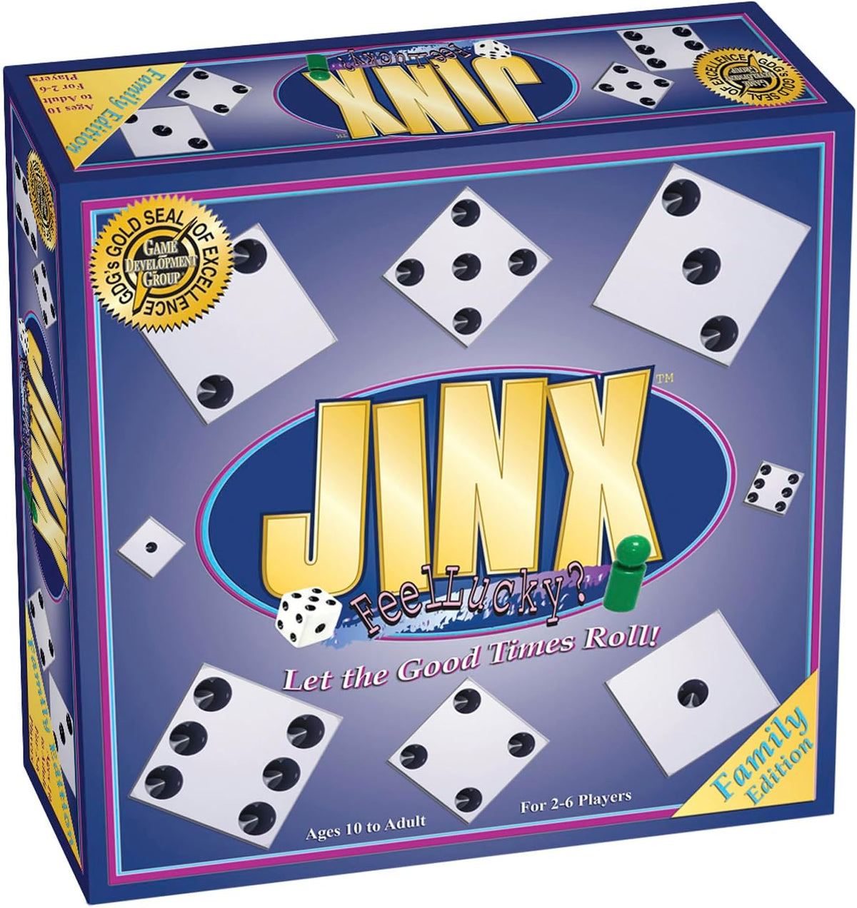 Jinx - Fast and Fun Board Game of Chance Where The Luck of The Roll Determines Your Fate - Game