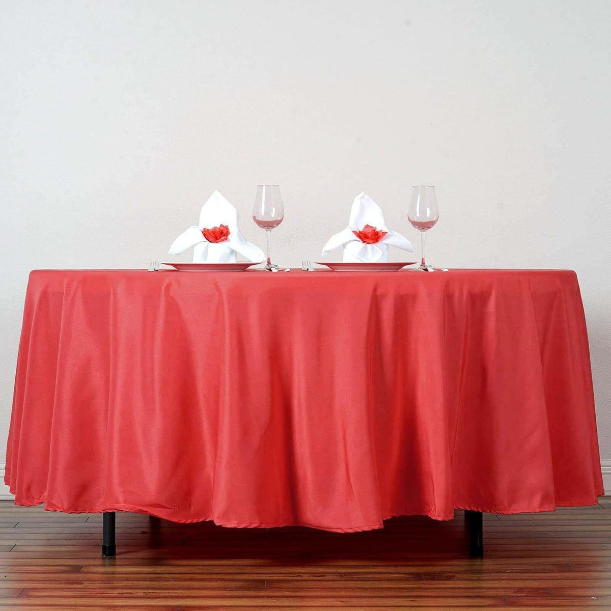 Efavormart Round Tablecloth, 108 Inch Stain & Wrinkle Resistant Washable Table Cloth, Decorative