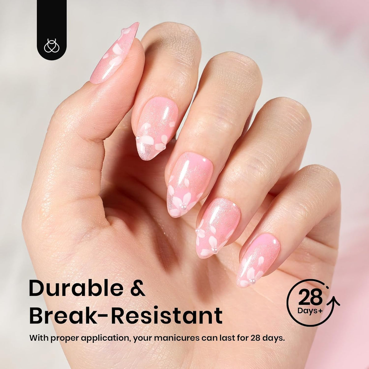 Beetles Short Almond Nail Tips - 288PCS 12 Sizes Full Matte Cover Pre-Etched & Pre-Shaped False