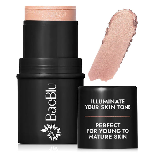 Organic Blush Tube, Moscato - 100% Natural Vegan Cream Blush Sticks, Multi-Use Bronzer, &