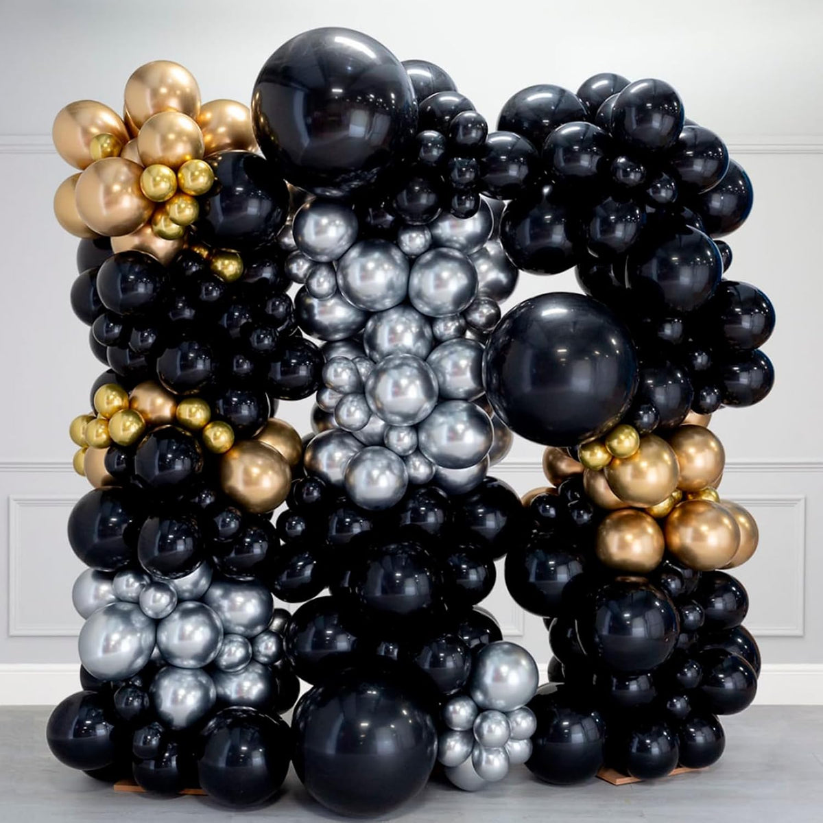 125 pcs Black Latex 5 Inch Balloons, Small Balloons for Balloon Garland or Balloon Arch as Party