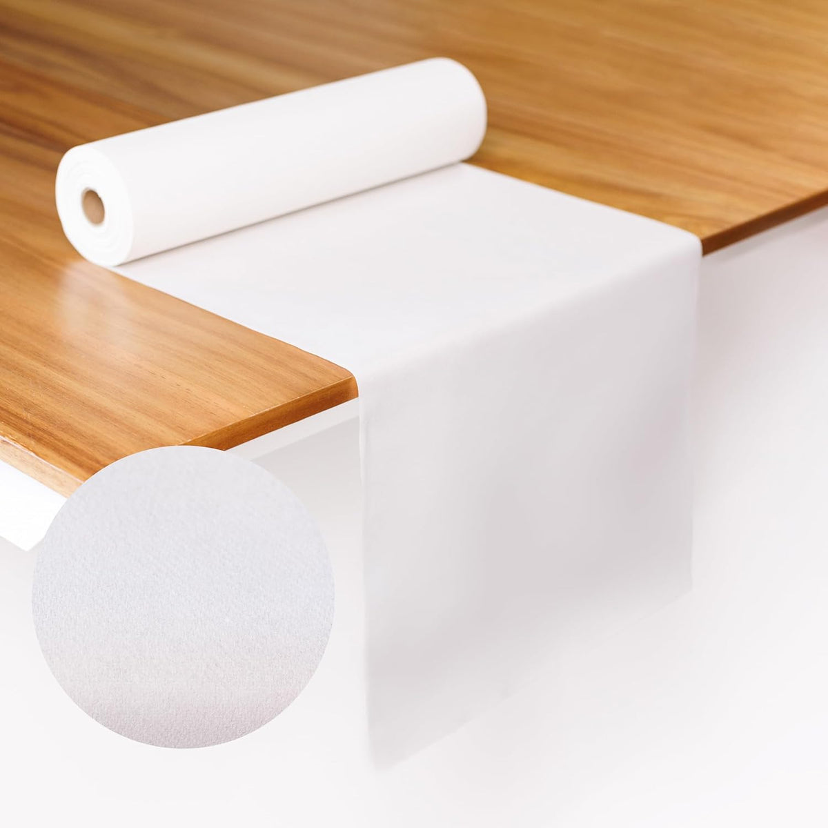 American Homestead Paper Table Runner Roll - 78 ft. Disposable Linen-Like Table Cover Roll - 20