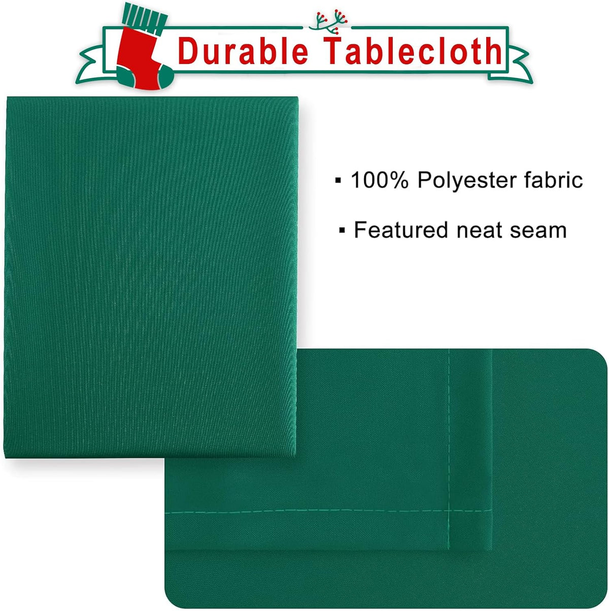 Hiasan Tablecloth for Rectangle Tables -Waterproof Spillproof & Wrinkle Resistant Washable