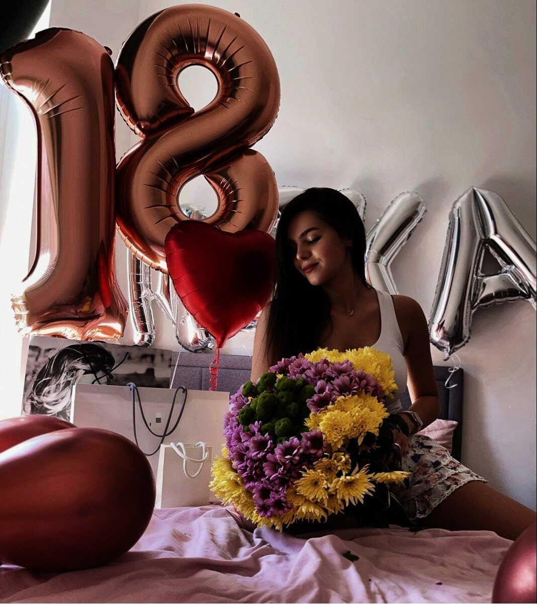 Helium Foil Coffee Brown Number 8 Balloon 40 Inch, Mylar Eight Numbers 8 18 28 38 48 58 80 88