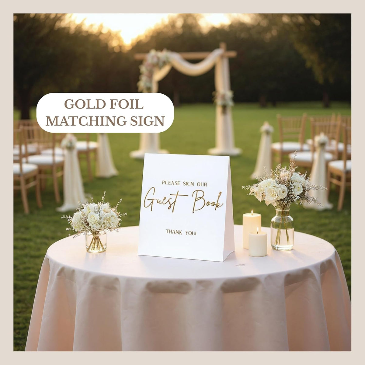 Wedding Guest Book for Guests to Sign, Elegant Wedding Guestbook Ideas, Sign in Book for Bridal and