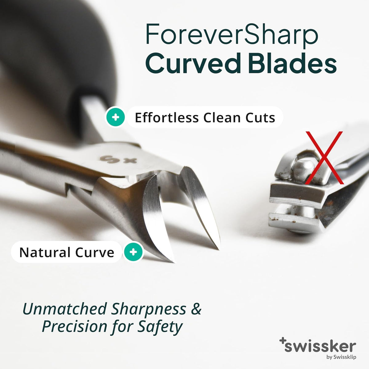Swissklip Toenail Clippers I Heavy Duty Toe Nail Clippers I Toenail Clippers for Thick Nails I