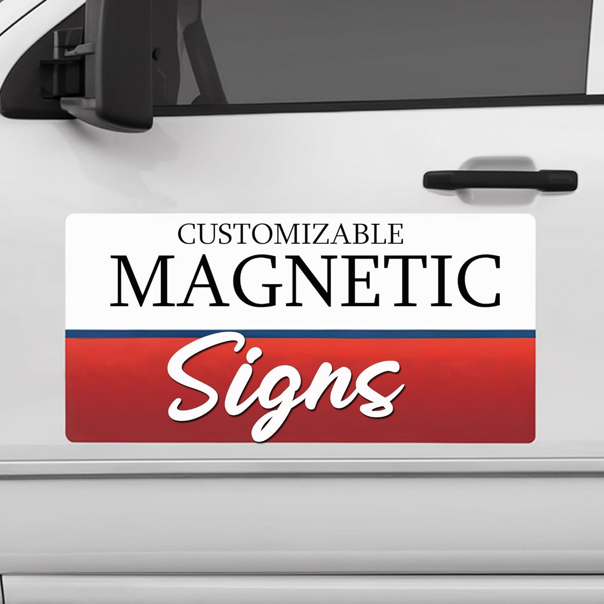 2 Pack (12in x 18in) Custom Car Magnets for Business - Personalized Magnetic Signs for Vehicles and