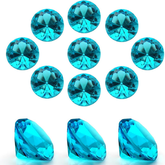 100Pcs Clear Acrylic Diamonds 25mm Wedding Table Scatters Gemstones Confetti for Vase