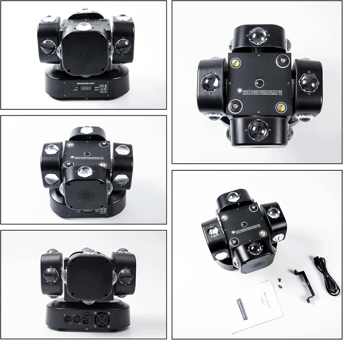 Moving Head DJ Light 16LEDs Rotating Beam Lights Stage Light DJ Lighting Led Pinspot Lights