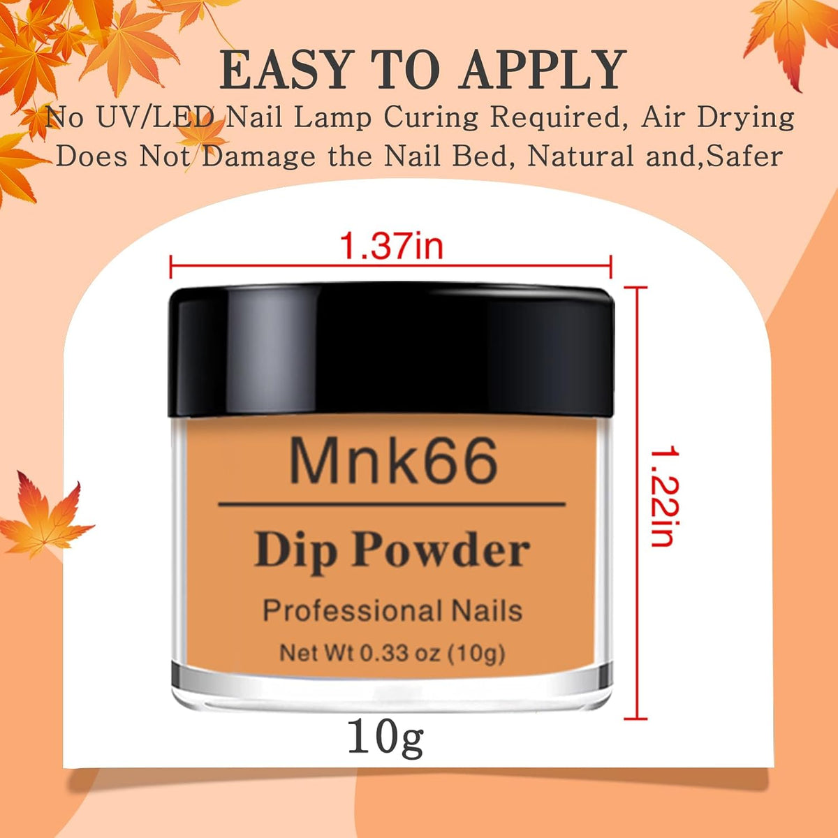 6 Colors Dip Powder Set, Nude Brown Dipping Powder Color Set, Glossy Nail Art Manicure DIY Salon