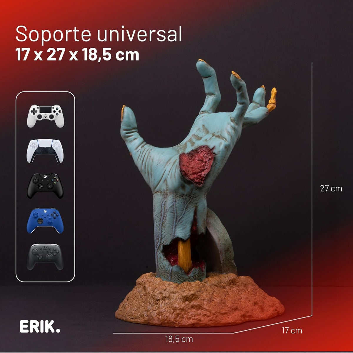 Gaming Controller Holder One More Life | Controller Holder Figure | Headphone Stand & Controller |