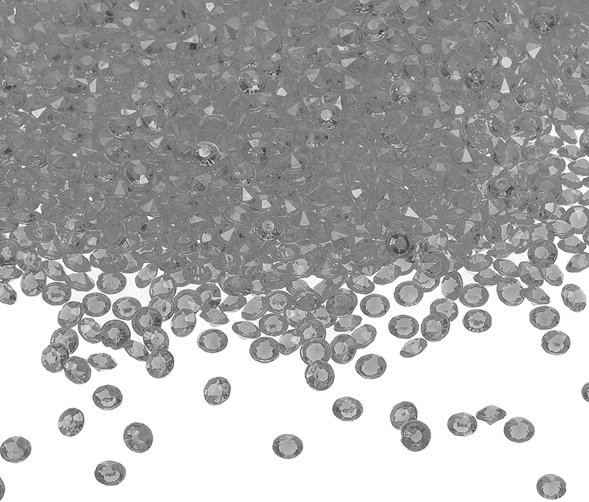 PATIKIL 4000 Pcs Wedding Table Scatter Confetti Crystals 6 mm Acrylic Diamonds Vase Fillers Gems