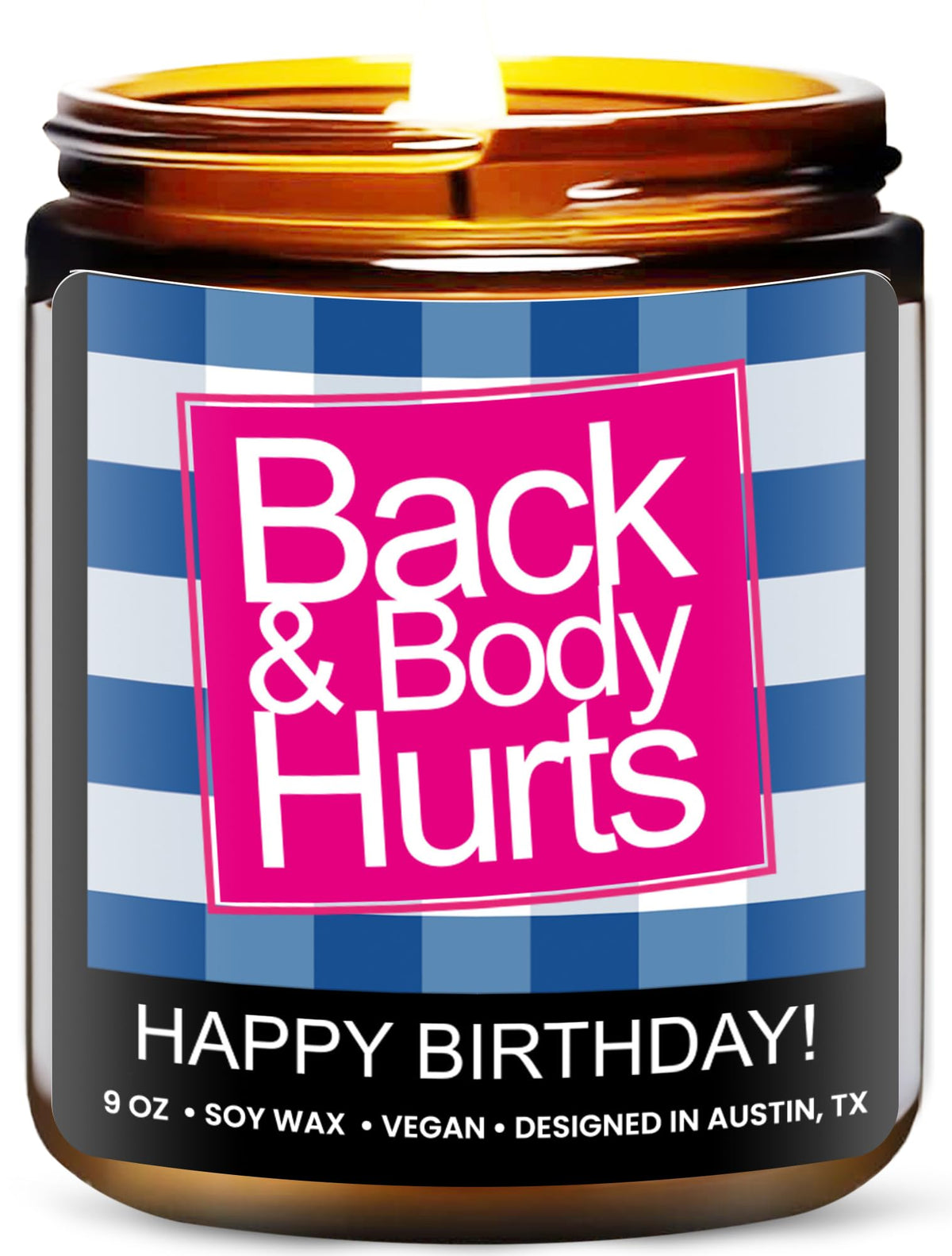 Funny Happy Birthday Candle, Unique Happy Birthday Gifts for Women and Men, Fun Gift Ideas for