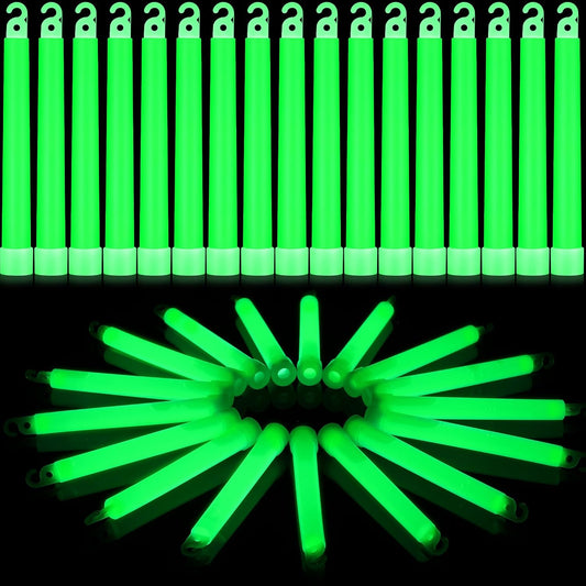 Sotiff 200 Pcs Bright 6 Inch Large Glow Sticks Bulk Emergency Glow in The Dark Sticks with 12 Hour