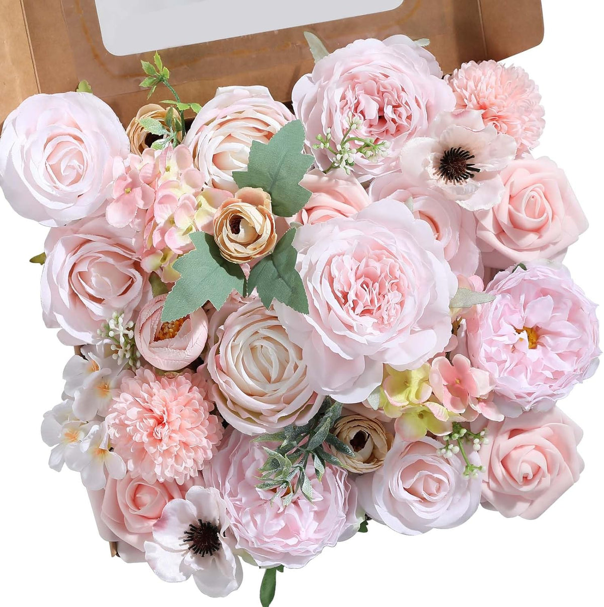 Artificial Flowers Combo for DIY Wedding Bouquets Combo Centerpieces Arrangements Party Bridal Baby