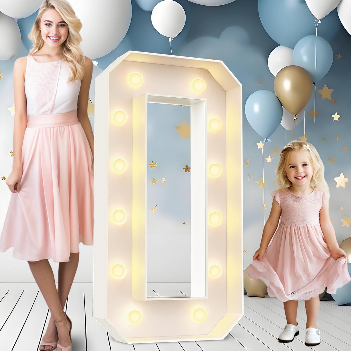 Ledido 4FT Marquee Light Up Letters, Large Light Up Letters for Party Decoration, Marquee Letter