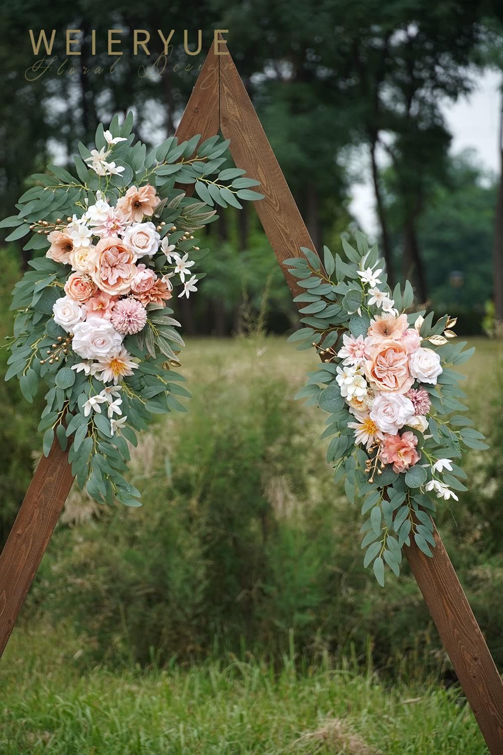 Artificial Wedding Arch Flowers Kit(Pack of 2) for Wedding Arch, Bridal Shower, Ceremony and