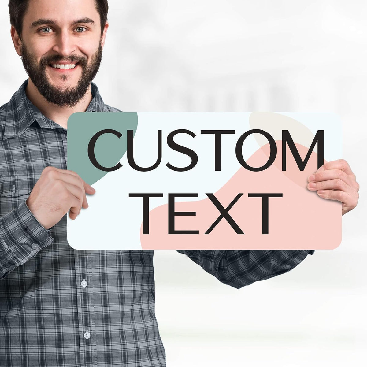 Custom Sign, Custom Street Sign, 11 Font Colors, 13 Font Styles, 4 Hole Options, 22 Sizes, 9x18