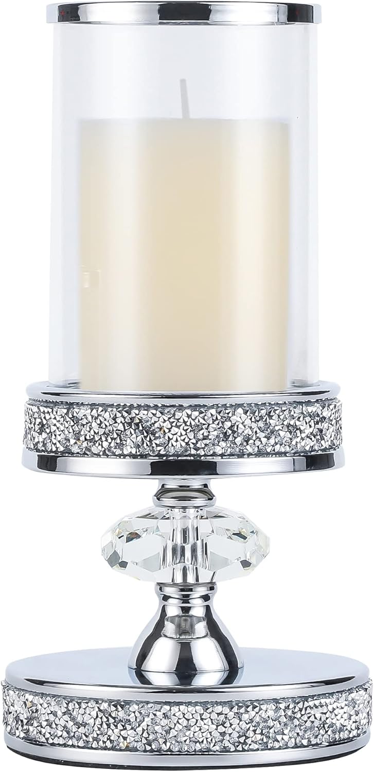 Candle Holder for Pillar Candle, Pillar Candle Holders for Wedding, Coffee Dining Table, Christmas